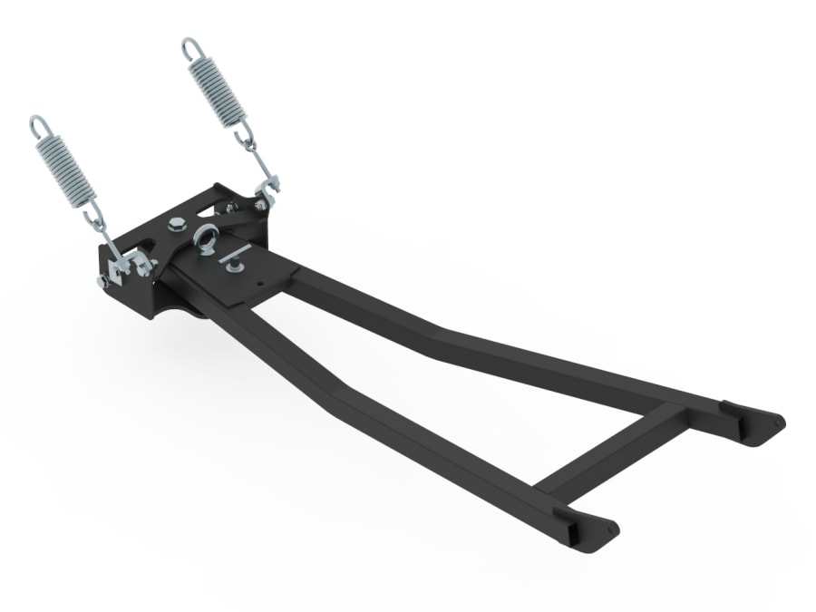 Mid-mount push tubes